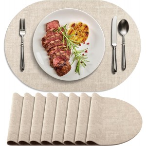 Placemats for Dining Table Set of 8 Non-...