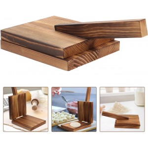 PRETYZOOM Dumpling Skin Mold Manual Dough Pressing Tool 9.29X5.11X1.37In Dumpling Wrapper Maker for Home Kitchen Cooking and Pastry Press