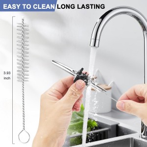 60-Pack Stainless Steel Pour Spouts for Liquor Bottles Oil Vinegar and Wine,Liquor Bottle Pourers with Rubber Dust Caps,Bar accessories,Pourers for Bartending