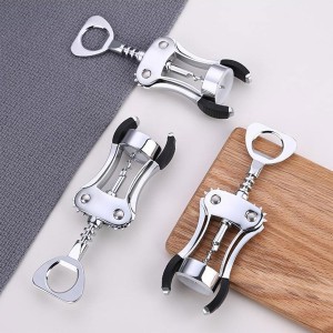 Easy Wine Opener Effortless Corkscrew for Wine Bottle Essential Wing Corkscrew Wine Bottle Opener Kitchen Gadget