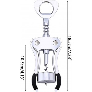 Easy Wine Opener Effortless Corkscrew for Wine Bottle Essential Wing Corkscrew Wine Bottle Opener Kitchen Gadget