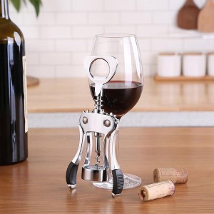 Easy Wine Opener Effortless Corkscrew for Wine Bottle Essential Wing Corkscrew Wine Bottle Opener Kitchen Gadget