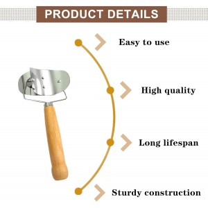 2 PCS Dumpling Cutter Sturdy Dumpling Maker Dumpling Wrapper Skin Dough Cutter Stainless Steel Dough Blenders Circle Roller Mold for DIY Kitchen Accessories