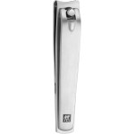 ZWILLING Nail Clipper (for fingernails and toenails, strong leverage, slightly curved cutting edge, hypoallergenic), Premium, Silver, 3.5 inch