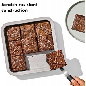 OXO Good Grips Non-Stick Pro Ceramic Coated Metal Bakeware 9” Square Cake Pan – Storm Blue