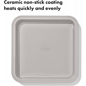 OXO Good Grips Non-Stick Pro Ceramic Coated Metal Bakeware 9” Square Cake Pan – Storm Blue
