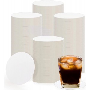 300 Pieces Paper Coasters, 4 Inch Dispos...