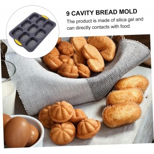 Ciabatta Bread Pan Baking Tray Dividers Silicone Loaf Mold Non-stick Heat Resistant for French Bread and Cake Baking