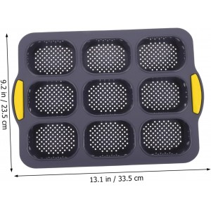 Ciabatta Bread Pan Baking Tray Dividers Silicone Loaf Mold Non-stick Heat Resistant for French Bread and Cake Baking