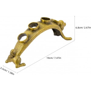 Garneck Animal Shape Bottle Stoppers Rack Wine Vacuum Stopper Display Metal Wine Plug Holder