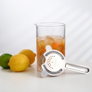 Cocktail Strainer 2 Pack, Bulk Bar Strainers for Bartending, Martini Strainer for Boston Shaker Mixing Glass, Bartender Hawthorne Strainer w/Removable Spring – Bar Supplier for Restaurant