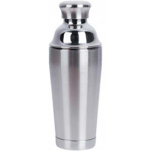 21oz Cocktail Shaker - Insulated Double Wall, Martini Shaker, Drink Shaker, No Stuck Twist Lid, Leakproof, Built-in Strainer, Perfect for Home Bar