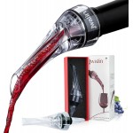 Wine Aerator and Pourer – Premium Air Decanter Spout to Enhance Wine Flavor & Aroma, No-Drip Wine Pourer Spout for Red & White Wines, Perfect Gift for Wine Lovers