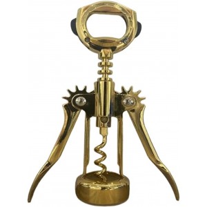 Gold Wine Opener Wing Corkscrews Beer Bo...