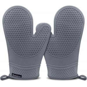 Silicone Oven Mitts Heat Resistant to 50...