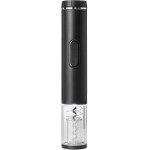 Amazon Basics Cordless Electric Wine Opener with Foil Cutter, Battery-Powered Motor, Black