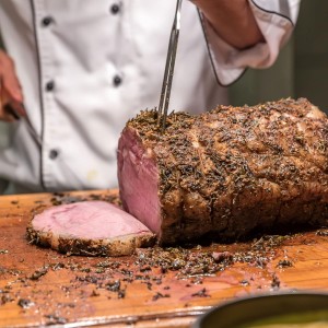 Ergo Chef 2pc. Set, Prodigy Series 12-Inch Slicer Carving Knife with Pro Series 8-Inch Meat Carving Fork