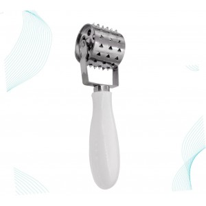 Stainless Steel Roll Meat Tenderizer Handle for Beef Chicken Pork Kitchen Tool for Tenderizing and Flattening Suitable for Home Chefs