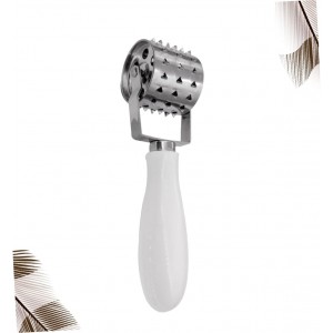 Stainless Steel Roll Meat Tenderizer Handle for Beef Chicken Pork Kitchen Tool for Tenderizing and Flattening Suitable for Home Chefs