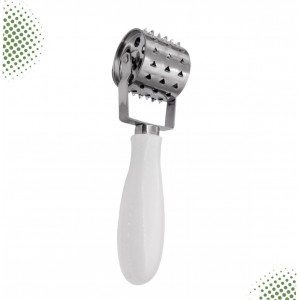 Stainless Steel Roll Meat Tenderizer Handle for Beef Chicken Pork Kitchen Tool for Tenderizing and Flattening Suitable for Home Chefs