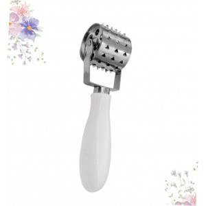 Stainless Steel Roll Meat Tenderizer Handle for Beef Chicken Pork Kitchen Tool for Tenderizing and Flattening Suitable for Home Chefs