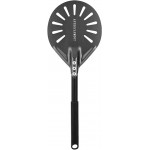 Perforated Pizza Peels 6 INCH pizza spatula paddle Long Handle Metal Pizza Spatula for Indoor and Outdoor (6 Inch)