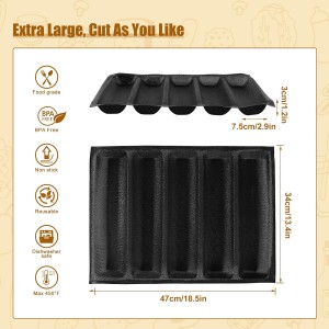 KR KITCHENRAKU Upgraded Silicone Perforated Baking Forms 13.4