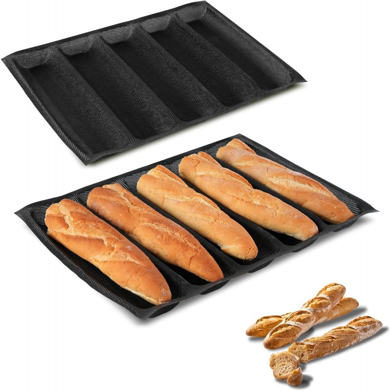 KR KITCHENRAKU Upgraded Silicone Perforated Baking Forms 13.4