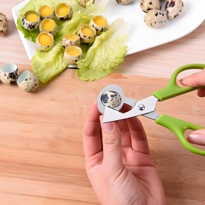 Stainless Steel Quail Egg Scissors,Egg Slicer Pigeon Clipper Shell Separato, Quail Egg Peeler Egg Cracker Pigeon Bird Quail,Quail Egg Scissors