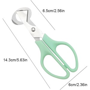 Stainless Steel Quail Egg Scissors,Egg Slicer Pigeon Clipper Shell Separato, Quail Egg Peeler Egg Cracker Pigeon Bird Quail,Quail Egg Scissors