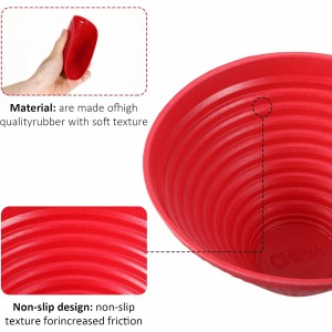 3PCs Rubber Jar Openers, Multi-Function Bottle Opener Gripper Pad for Seniors with Arthritis Weak Hands, Non-Slip Jar Grippers for Easy Opening Jars, Kitchen Easy Top Opener Tool