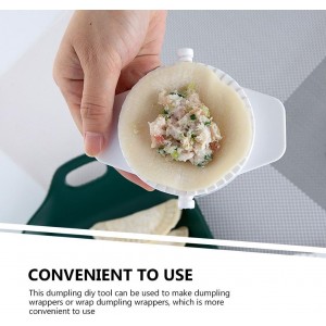 DECHOUS 3Pcs Small Dumpling Maker Press Mold Reusable Kitchen Empanada Press Plastic Dumpling Pastry Press, Easy to Use, for Pierogi, Pastelitos, Calzone, Turnovers