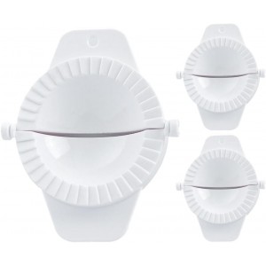 DECHOUS 3Pcs Small Dumpling Maker Press Mold Reusable Kitchen Empanada Press Plastic Dumpling Pastry Press, Easy to Use, for Pierogi, Pastelitos, Calzone, Turnovers