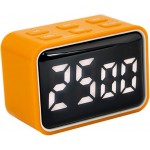 Digital Mini LED Timer, Rechargeable LED Countdown/Up Timer, 3 Pre-set Memory Time Loud Alarm ON/OFF Function, Ideal for Homework, Classroom, Office, Cooking, Students Kids (Orange)
