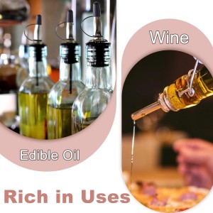 30 PCS Pourers Dust Caps, Rubber Liquor Pour Caps, Black Spout Pourers Covers with Loop, Dustproof Liquor Bottles Spouts Caps