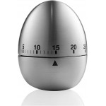 60 Minute Egg Timer, Kitchen Timers for Cooking, Wind Up Timer 0-60 Minutes, Timers for Classroom, Visual Timer for Kids, Mechanical Egg Shape Timer for Saunas and Hard Boiled Eggs (Egg Shape)