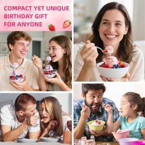 Ice Cream Lovers Engraved Spoon Birthday Easter Gifts for Women Friends Sister Brother Daughter Son, Valentines Gifts for Couple Husband Wife -Official Ice Cream Shovel Scoop