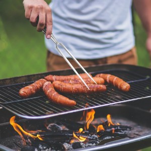 PRETYZOOM Stainless Steel Carving Fork 11.81 Inch Ergonomic Handle Meat Fork for Serving Steak Bbq Picnic Home Restaurant Kitchen Tool