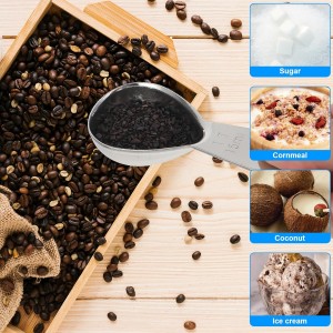 3pcs Stainless Steel Coffee Scoop Tablespoon Metal Measuring Spoon Stainless Steel Coffee Spoons Short Handles for Ground Coffee, Bean, Espresso, Powder, for Canister (sliver, 15ml)