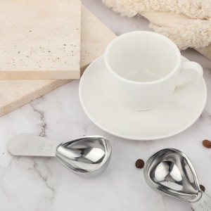 3pcs Stainless Steel Coffee Scoop Tablespoon Metal Measuring Spoon Stainless Steel Coffee Spoons Short Handles for Ground Coffee, Bean, Espresso, Powder, for Canister (sliver, 15ml)