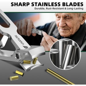 Toenail Clippers for Seniors Thick Toenails, Large Toe Nail Clippers for Men Thick Nails with 37mm Wide Opening, Heavy Duty Ingrown Toenail Clippers with Long Handle Sharp Slanted Nail Cutter