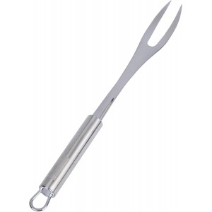 Restaurantware 13 in Stainless Steel Carving Fork - German Standard High Heat Meat Fork with Ergonomic Handle, Dishwasher Safe - BBQ Meat Carving Tool For Grill, Cooking, Serving