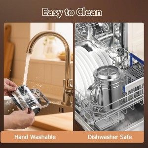 Flour Sifter, Sifter for Baking with Flour and Powdered Sugar Shaker Duster Set, 3 Cup 3 in 1 Stainless Steel Double Layer Fine Mesh Sifter for Cakes, Pastries, Pies, Cupcakes and Desserts