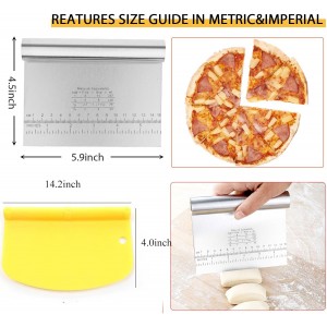 Adjustable Rolling Pin 19 Baking Tool Set and Silicone Baking Pastry Mat Set,Thickness Rings,Stainless Steel Dough Roller Rolling Pins for Baking Dough, Pizza, Pie, Pastrie(Red Mat)