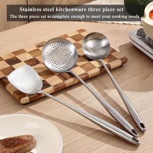 Berglander Wok Spatula Set, Stainless Steel Kitchen Cooking Utensils - 17