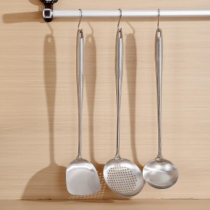 Berglander Wok Spatula Set, Stainless Steel Kitchen Cooking Utensils - 17