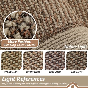 BEQHAUSE Kitchen Rugs and Mats Set of 2 Non-Slip Kitchen Mats for Floor, Absorbent and Stain Resistant Kitchen Runner, Machine Washable Rugs for Kitchen, Laundry & Sink, 24