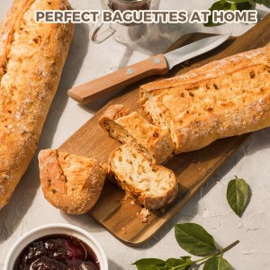 KITESSENSU Baguette Bread Pans, 2 & 3 Loaves Nonstick Perforated Baguette Pan for Sourdough, Italian Bread