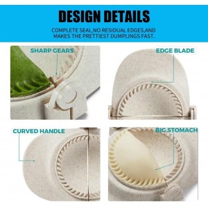3 Sizes Empanada Maker Press, Multiple Size Dumpling Maker Set with Dough Cutter, Dumpling Mold Set for Pierogi, Pastelitos, Calzone, Turnovers, Chinese Dumpling (4.2