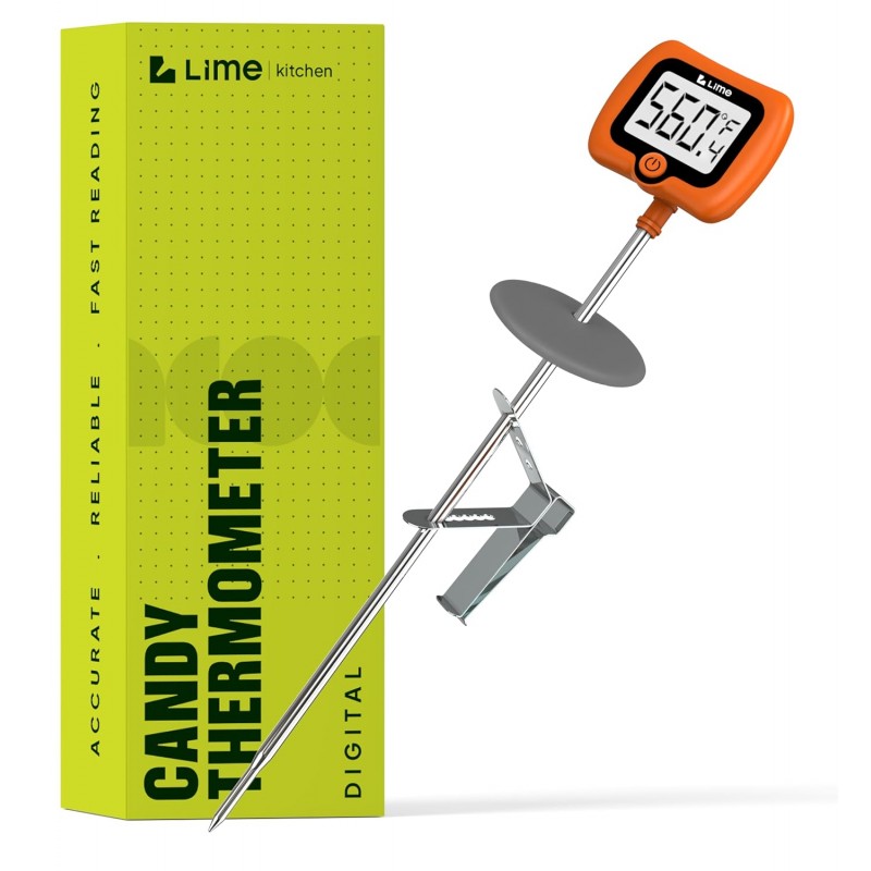 Digital Candy Thermometer with Pot Clip, 10